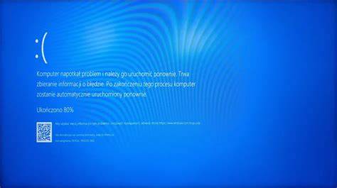 Niebieski ekran BSOD Windows