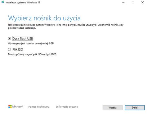schemat przygotowania bootowalnego USB