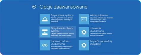 kroki naprawy systemu podczas uruchamiania