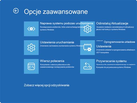 przywracanie systemu Windows 7 schemat