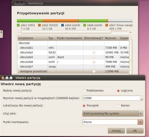 Przebieg instalacji: dane osobiste