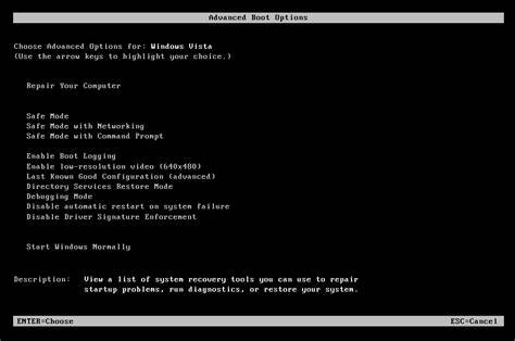Konfiguracja boot bcdedit Recovery