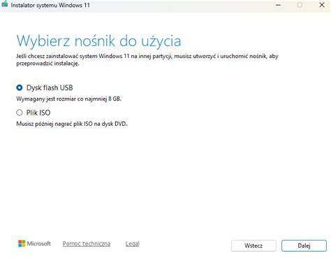 bootowalny pendrive i instalacja Windows
