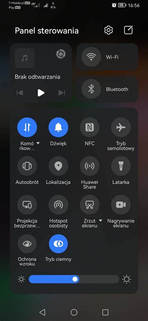 Ikona WiFi w prawym dolnym rogu