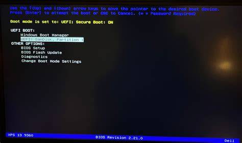 boot menu: wybór dysku USB