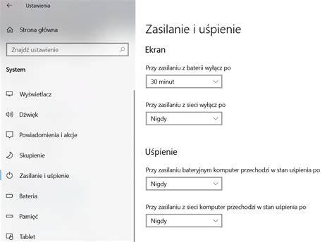 Tryby uśpienia i hibernacji