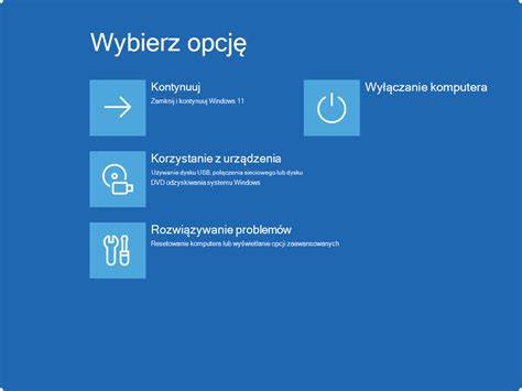 Reset Windows 10 wybór opcji odzyskiwania