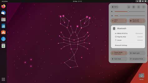 Ustawienia Displays w Ubuntu