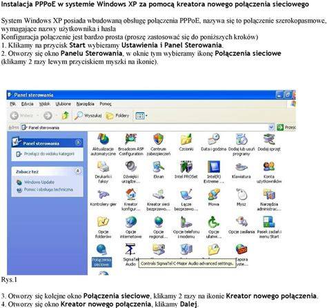 Połączenia sieciowe Windows XP, TCP/IP