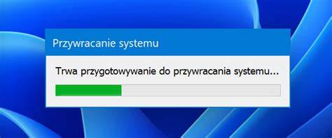 schemat punktu przywracania systemu