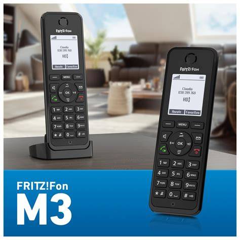 telefon FRITZ!Fon i ekran z temperaturą