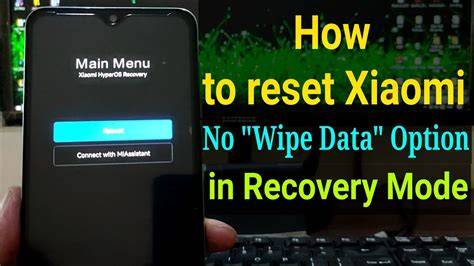 schemat recovery wipe data Xiaomi