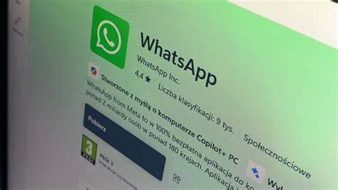 schemat wersji WhatsApp na Windows