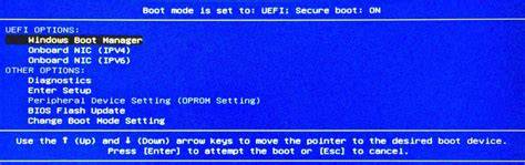 Diagram UEFI boot i Windows Boot Manager