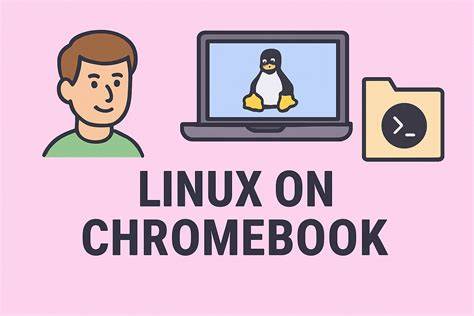 Chromebook z aplikacjami Linux