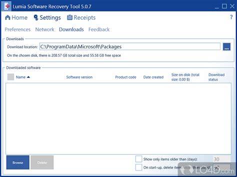 Lumia Software Recovery Tool reinstalacja USB