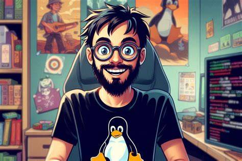 schemat: uruchamianie gier Linux
